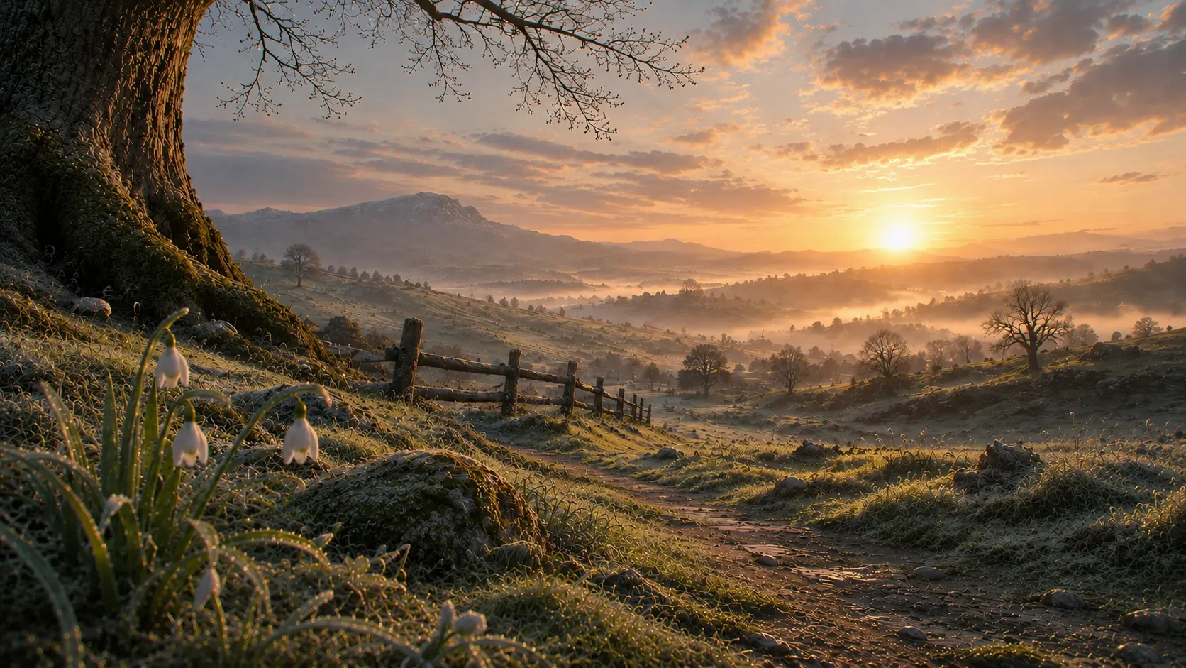 Orchestral ambient composition Winter's Last Frost by composer Nicolas Delattre
